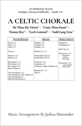 A Celtic Chorale Concert Band sheet music cover
